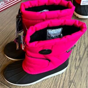 PAJAR kids Toggle Duck snow boots pink girls